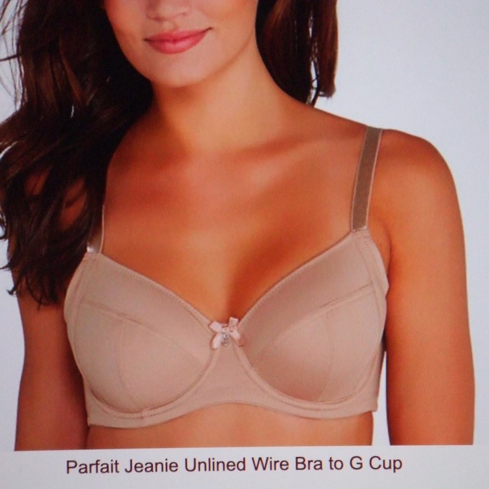 2 - 40D Parfait JEANIE Tan Balconette UW Bra  LOT